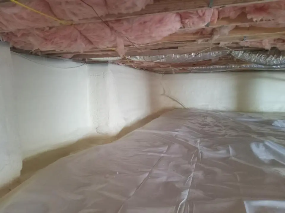 Crawl space encapsulation with closed-cell spray foam for Roof Maintenance in Sunrise
